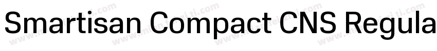 Smartisan Compact CNS Regular字体转换